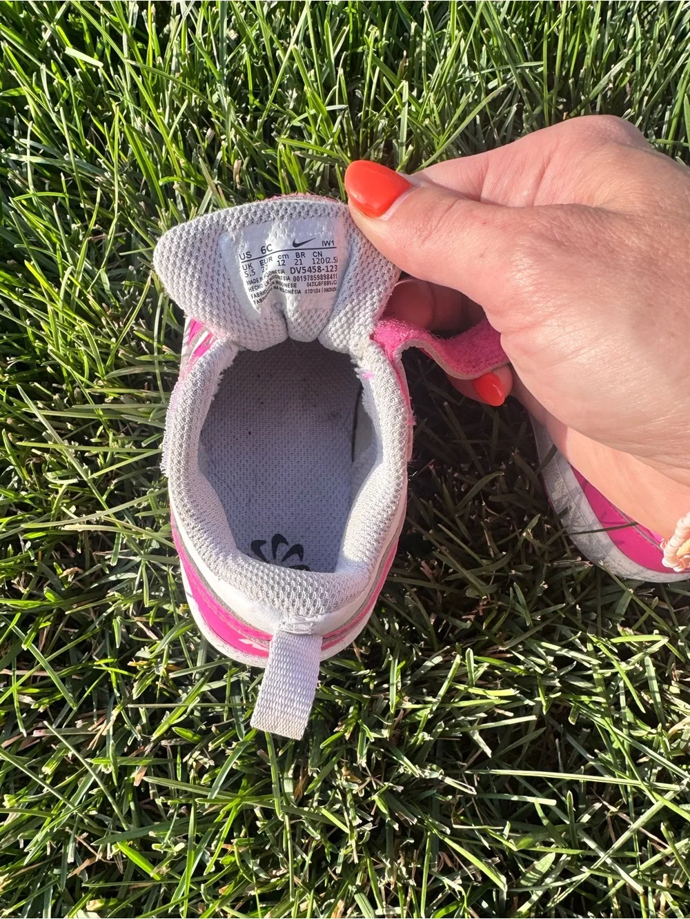 Nike Court Borough Low Recraft Toddler Sneakers Pink White Size 6C